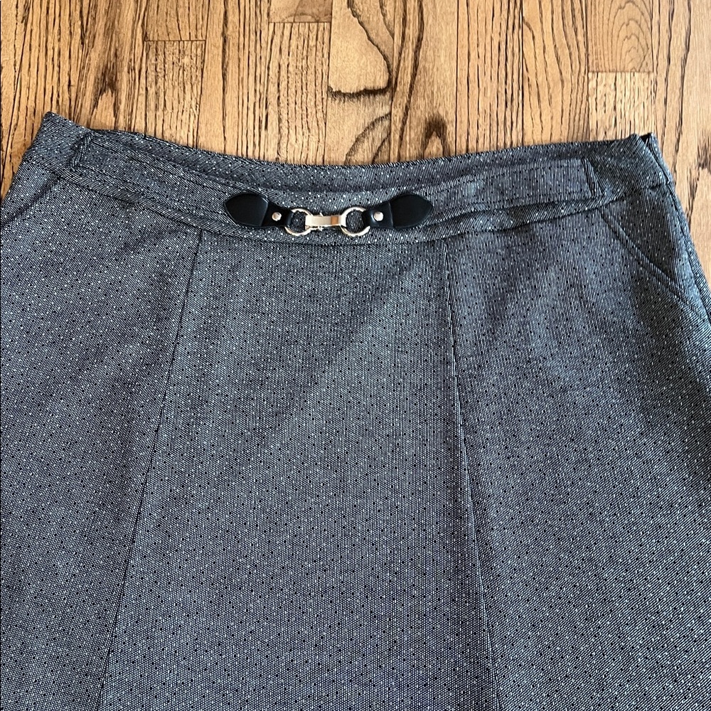 CJ Banks black A-line midi skirt.  Size 20W - Picture 2 of 6